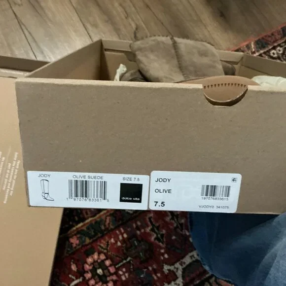 Dolce Vita NIB Jody Boots Olive Suede, 7.5 - Picture 12 of 12